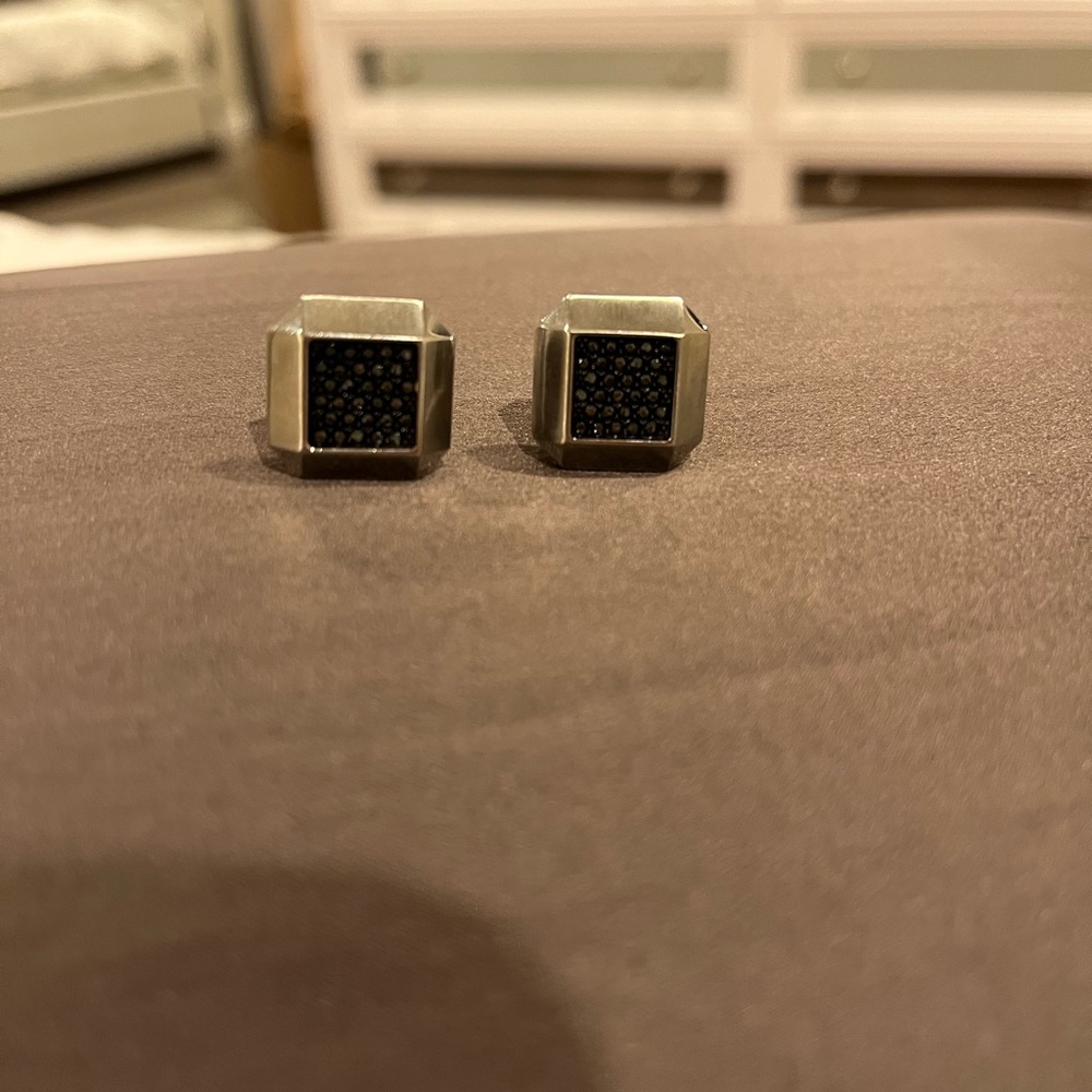 Swarovski cuff links
